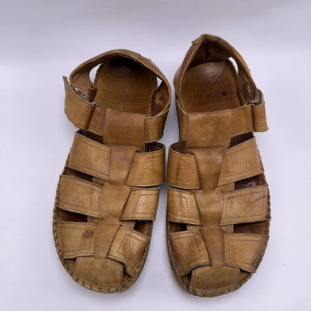 Pikolinos‎ Tarifa  Leather Fisherman Sandals Mens Size 44 US 10.5